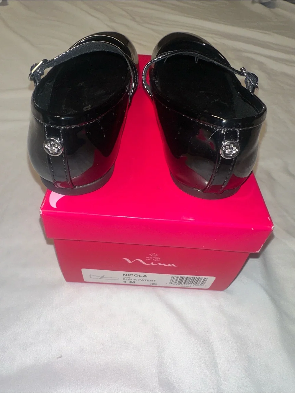 Nina Shoes shiny black